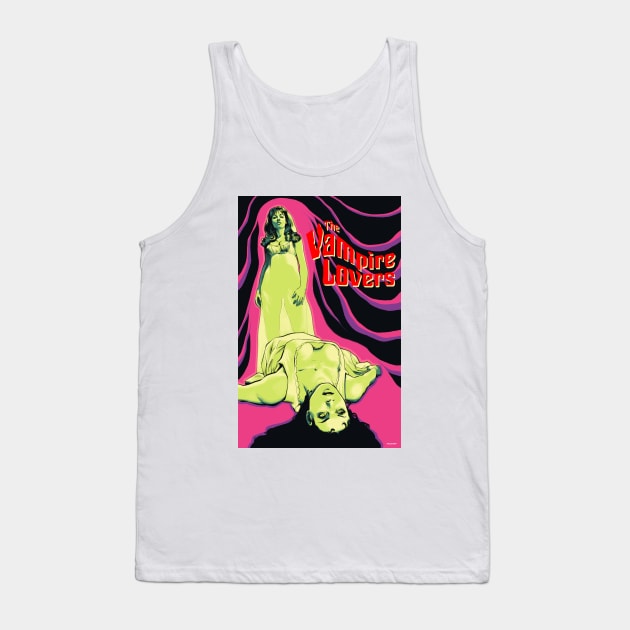 The Vampire Lovers Movie Art Tank Top by PhilRayArt